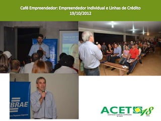 Relatório de Atividades da Diretoria Executiva da ACET - 2012/2014