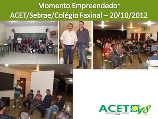 Relatório de Atividades da Diretoria Executiva da ACET - 2012/2014