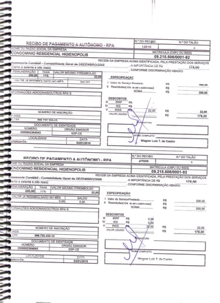 Prestação de Contas - Dezembro 2009