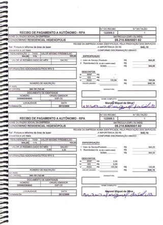 Prestação de Contas - Dezembro 2009