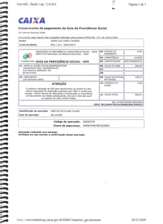 Prestação de Contas - Dezembro 2009