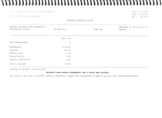 Prestação de Contas - Dezembro 2009