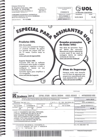 Prestação de Contas - Dezembro 2009