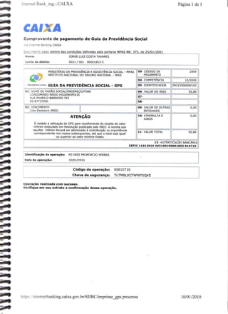 Prestação de Contas - Dezembro 2009