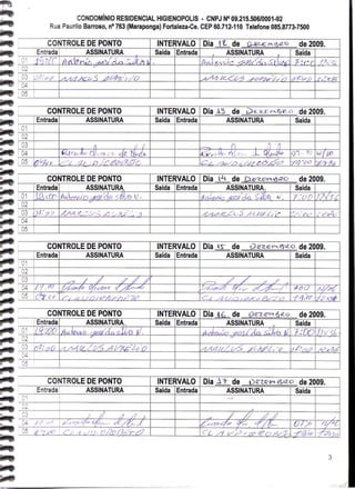 Prestação de Contas - Dezembro 2009