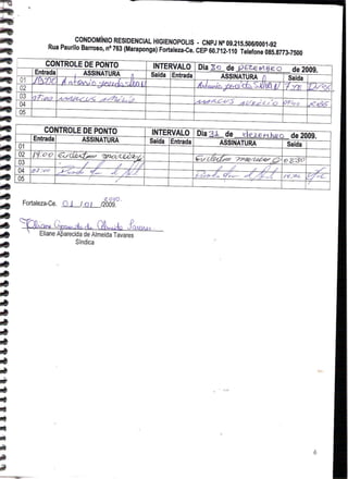 Prestação de Contas - Dezembro 2009