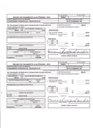 Prestação de Contas - Maio 2009