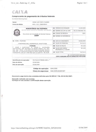 Prestação de Contas - Maio 2009