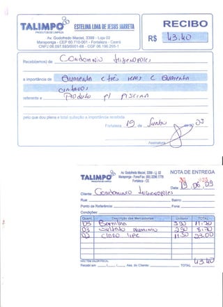Prestação de Contas - Maio 2009