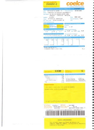 Prestação de Contas - Setembro 2009