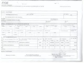 Prestação de contas 2014 2015