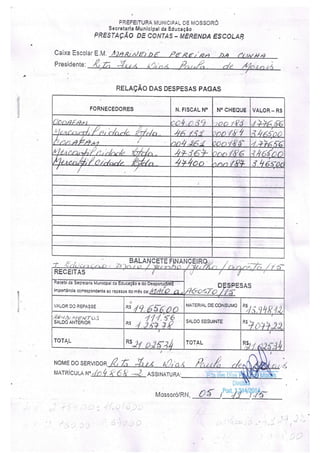 Prestaçoes de contas