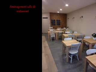 Aménagement salle de
restaurant
 