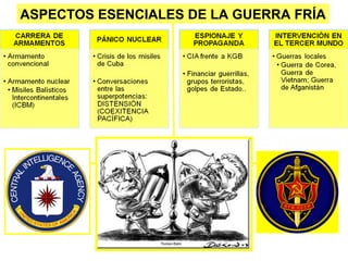 ASPECTOS ESENCIALES DE LA GUERRA FRÍA
 