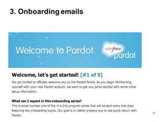 45
3.  Onboarding  emails
 