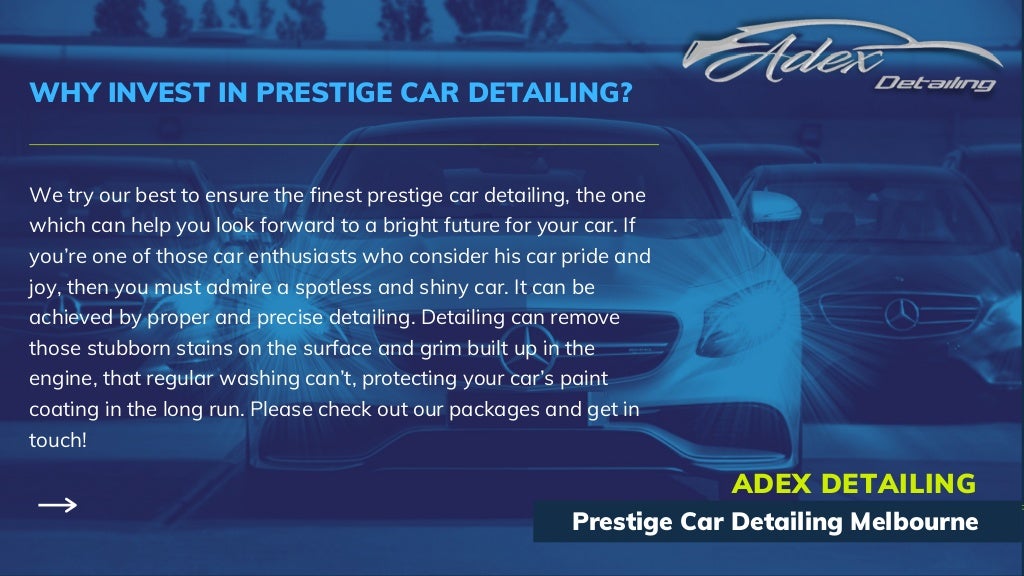 Prestige car detailing melbourne