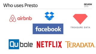 Who uses Presto
 