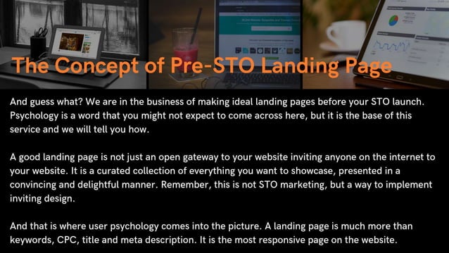 Build custom STO Landing Page with Codezeros | PPT