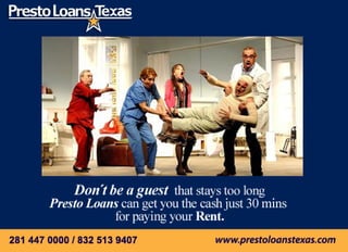 Prestoloans payday loan for rent