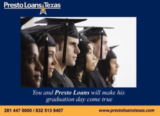 Prestoloans student loans