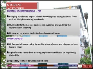 www.prestonchennai.ac.in [email_address] STUDENT ACTIVITIES 