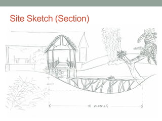 Site Sketch (Section)
 