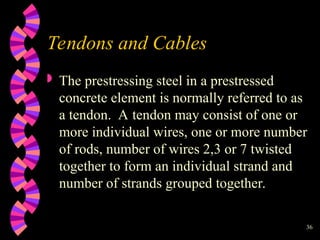 Tendons In Civil Introduction to design of prestressed concrete structures - Part 1 | PPT