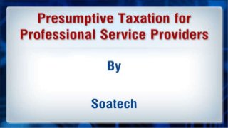 Presumptive taxation-for-professional-service-providers