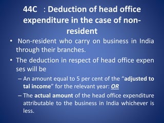 PRESUMPTIVE TAXATION UNDER INCOME TAX ACT,1961 | PPTX