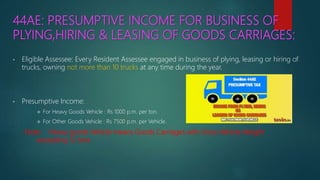 Presumptive taxation | PPTX