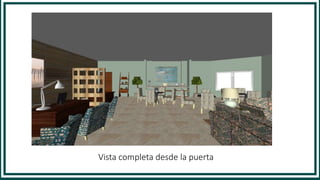 Vista completa desde la puerta
 