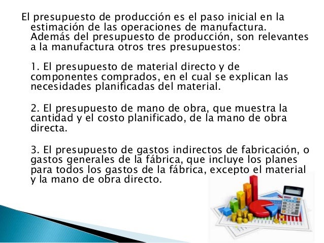 Presupuesto de producción
