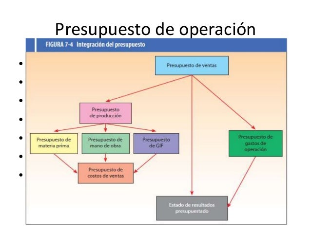 Presupuesto maestro