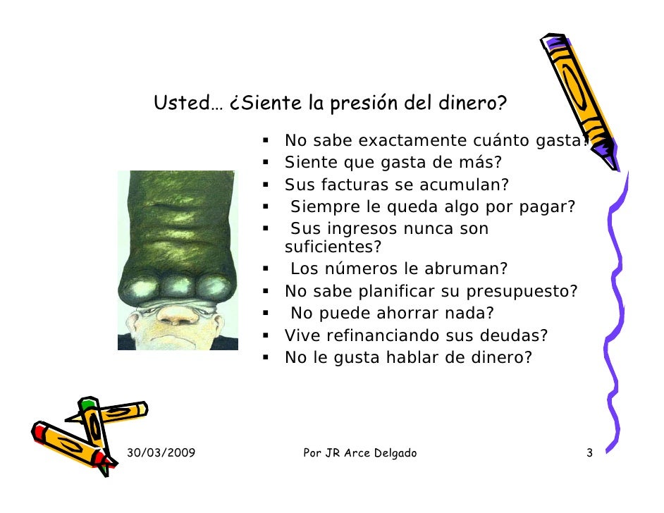 presupuesto personal y o