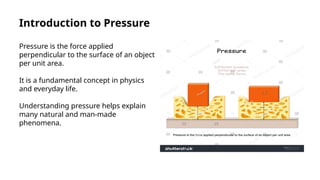 Presure Class 8 .. including its some examples and its types | PPTX