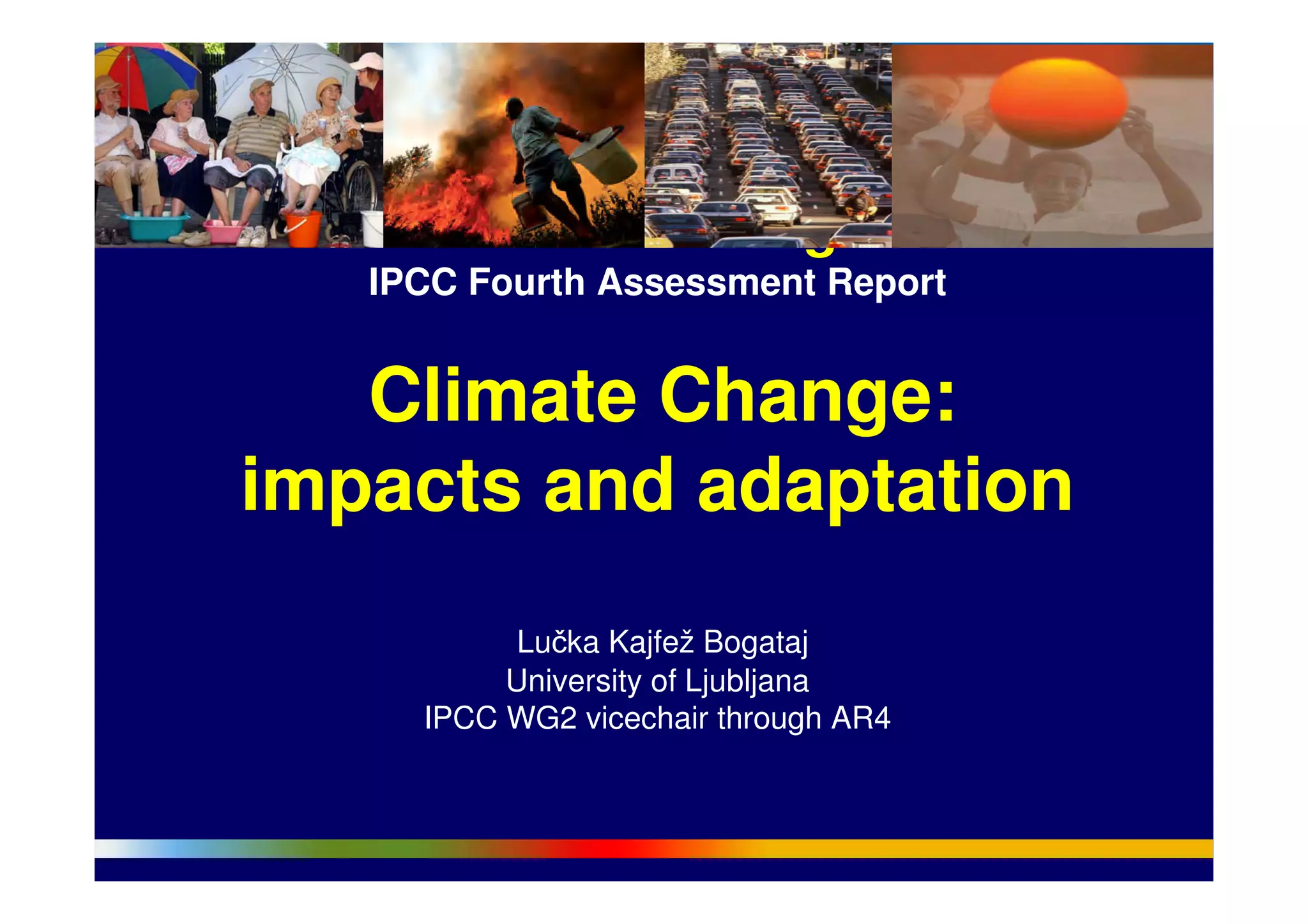IPCC Fourth Assessment Report - Climate Change: impacts and adaptation ...