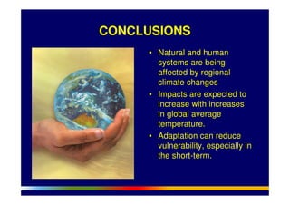 IPCC Fourth Assessment Report - Climate Change: impacts and adaptation ...