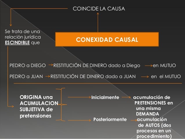 Que Es La Conexidad De La Causa