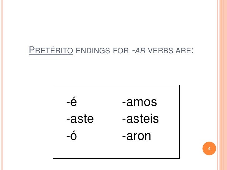 preterite-ar-verbs