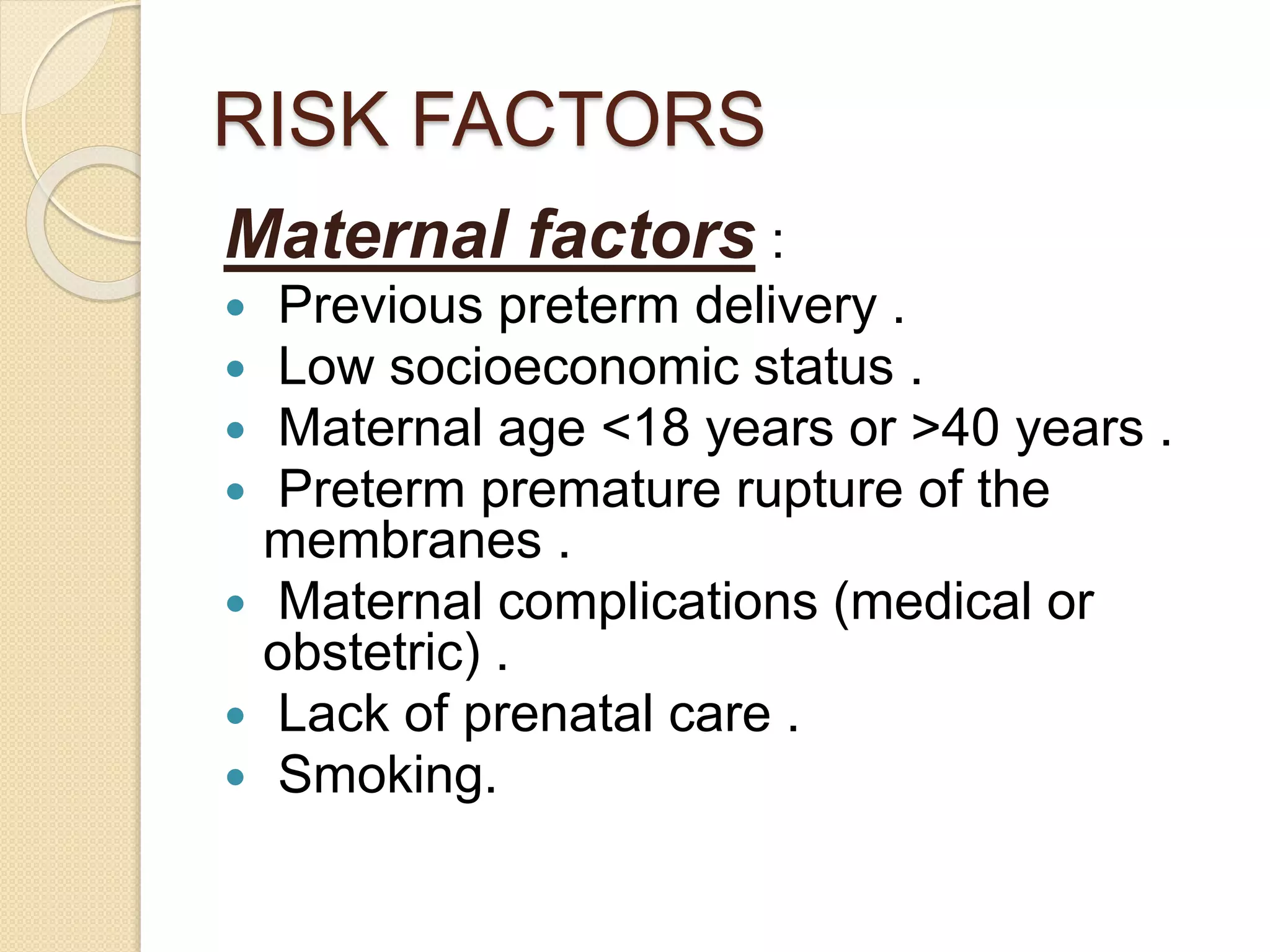 Preterm LABOUR | PPTX