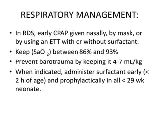 Preterm care and management | PPTX