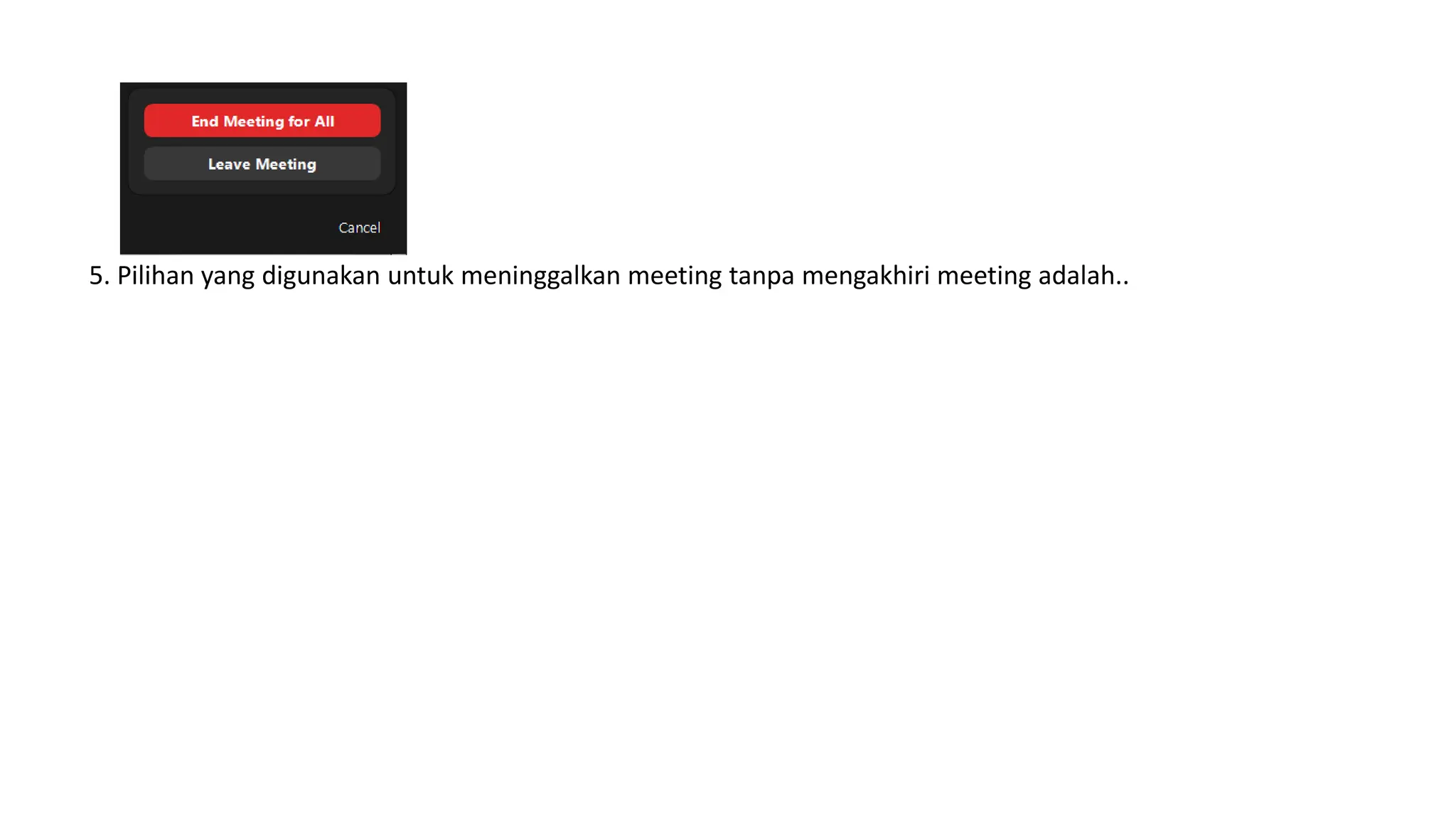 Pre test zoom for company area ppt pptx