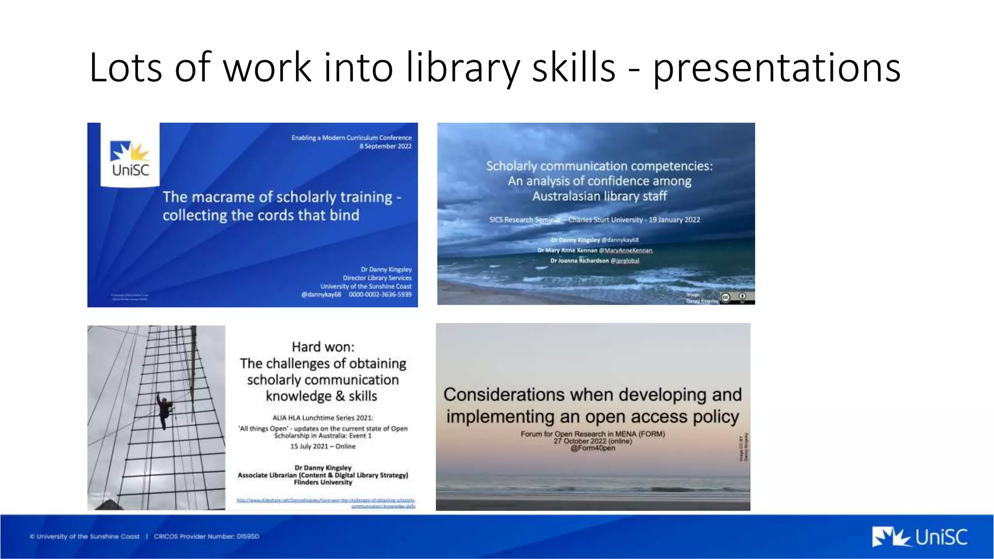 Lots of work into library skills - presentations
 