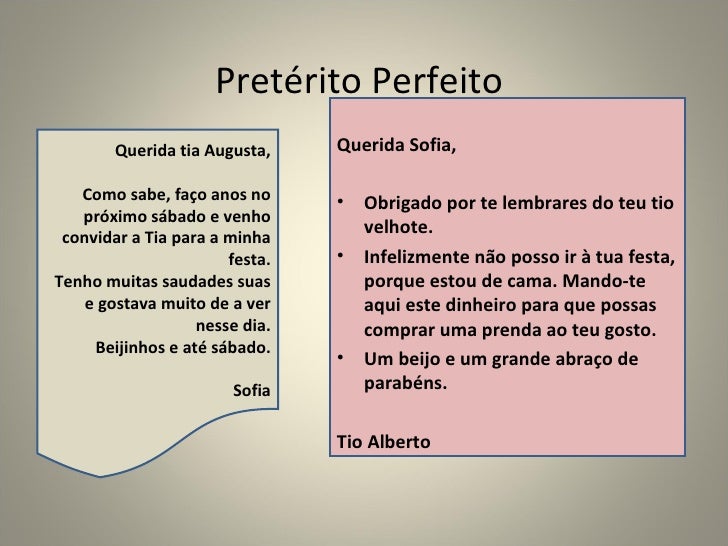 Qual A Diferença Entre Preterito Perfeito E Mais Que Perfeito