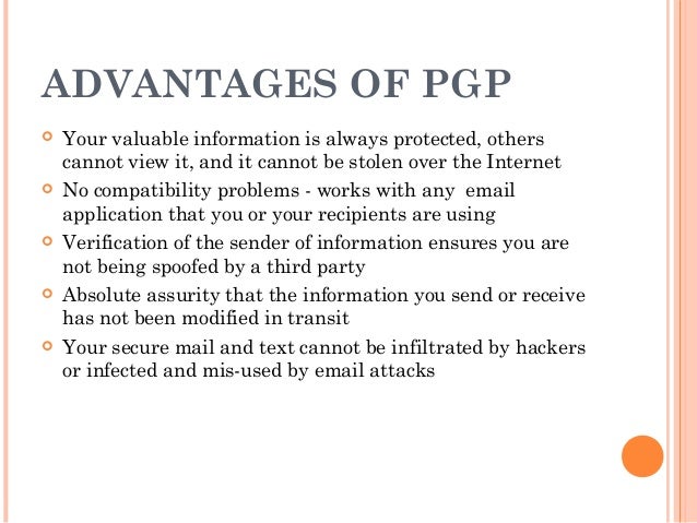 Pretty good privacyPretty good privacy