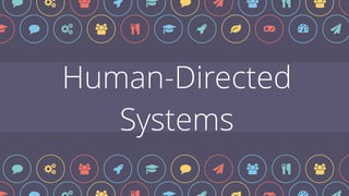 Human-Directed
Systems
$ % & ' ( $ ) * + , !
% & ' ) $ % ! ' ( '
% & ' ) $ % ! ' ( '
 