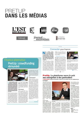 PRETUP
DANS LES MÉDIAS
 