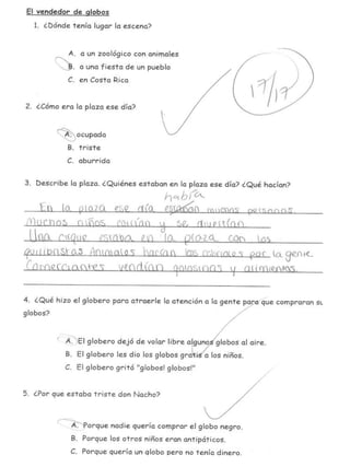 Preterite vs Imperfect Exam