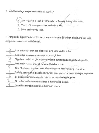 Preterite vs Imperfect Exam