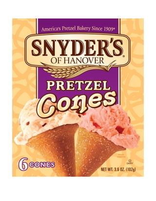 Pretzel Cones Box Design